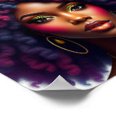 Poster Black queen, afrocentric, blacknificent, woman, me (Coin)