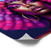 Poster Black queen, afrocentric, blacknificent, woman, me (Coin)