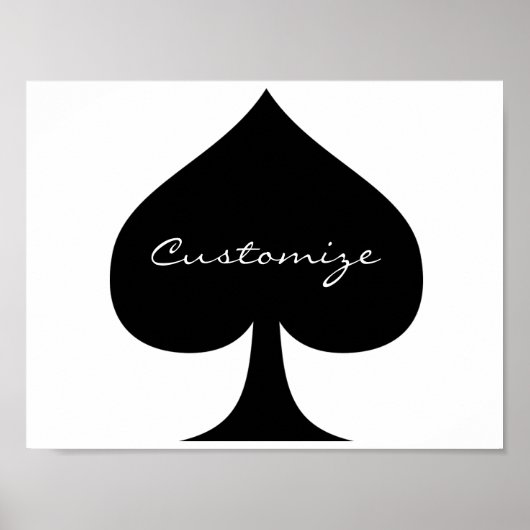 Poster Black Queen of Spades (Devant)