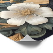 Poster Black Raven William Morris inspiré (Coin)