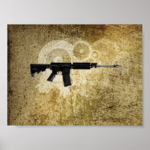 Poster Black Rifle AR-15 de Phil's Art Online
