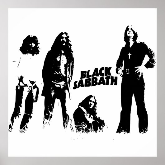 Poster Black Sabbath Group (Devant)