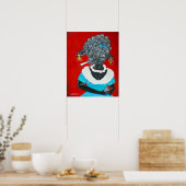 Poster Black Sheep Betty par Cappy Sue Créations (Cuisine)