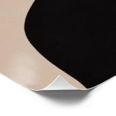 Poster Black Silhouette African American Woman Head Wrap (Coin)