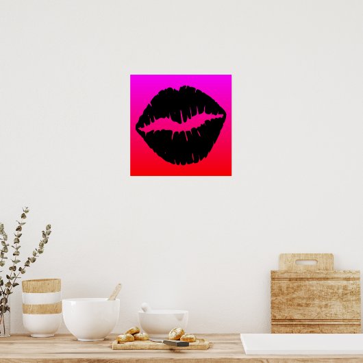 Poster Black Smooch (Cuisine)