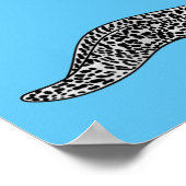 Poster Black spotted moray eel cartoon (Coin)