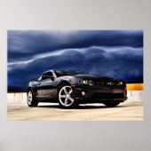 Poster Black SS Camaro (Devant)