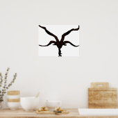 Poster Black Star-volcanique (Cuisine)