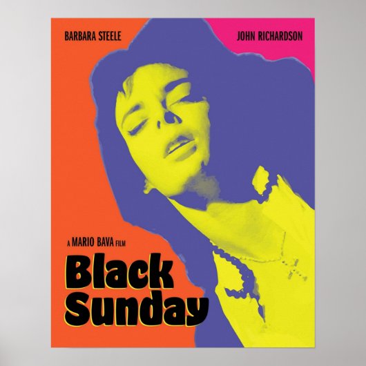 Poster Black Sunday 1960 Film Alternative (Devant)