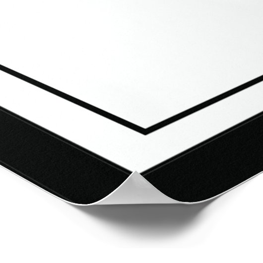 Poster Black, Taupe et Blue Abstrait Shapes (Coin)