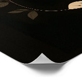 Poster Black Tuxedo Chat Introvertie Société (Coin)