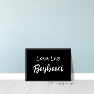 Poster Black Vive Boyhood Art mur