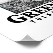 Poster Black Wall Street Tulsa Massacre Histoire Pride (Coin)