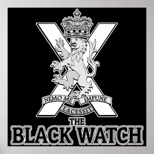 Poster Black Watch - 3e Bataillon (Devant)