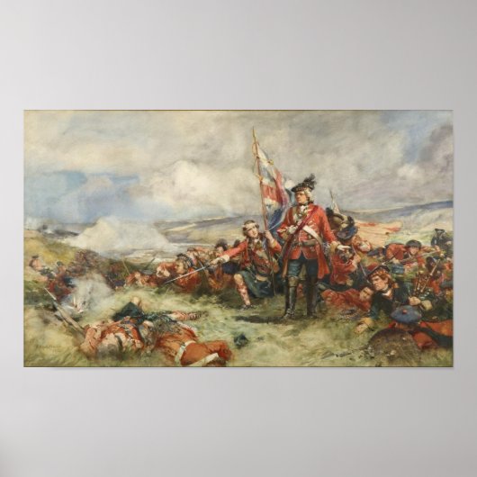 Poster Black Watch à Fontenoy (Devant)