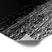 Poster Black & White Basketball Croyez en vous-même (Coin)