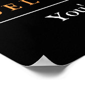 Poster Black White Eagle Motivational Believe in Yourself (Coin)