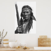 Poster Black & White Geronimo (Cuisine)