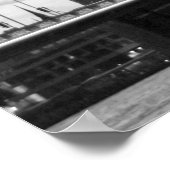 Poster Black White London Tower Bridge UK Travel (Coin)