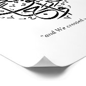 Poster  Black & White Nikkah Wedding (Coin)