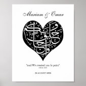 Poster Black & White Nous vous avons créé en paires Nikka (Devant)