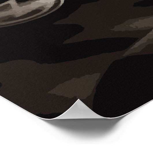 Poster Black White Old Antique (Coin)