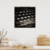 Poster Black White Old Antique (Cuisine)