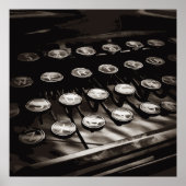 Poster Black White Old Antique (Devant)