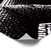 Poster Black & White Optical Illusion Maze Pattern Art (Coin)