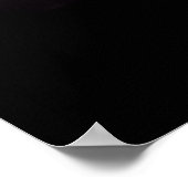 Poster Black & White Pansy (Coin)