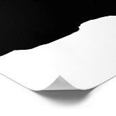 Poster Black White Pop Art Leadership Wolf Howling (Coin)