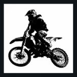 Poster Black White Pop Art Motocross Motorcyle Sport<br><div class="desc">Sport Thème Numériquement Edited Art - Motocross Poster Imprimer - College Pop Art - Computer Images - La seule façon de faire un grand travail est d'aimer ce que vous faites.</div>