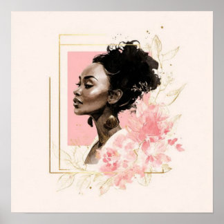 Poster Black Woman Empowerment Art