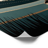 Poster Black Woman Holding a Lantern at Night (Coin)