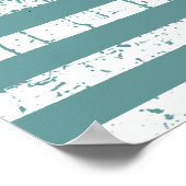 Poster black world witpes stripes (Coin)