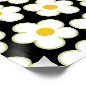 Poster Black Y2K Bold Fleur sauvage Vibrant Spring Art (Coin)