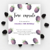 Poster Blackberries Time Capsule 1er anniversaire
