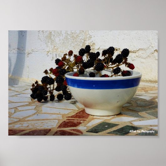 Poster Blackberry Bowl sur Mosaic (Devant)