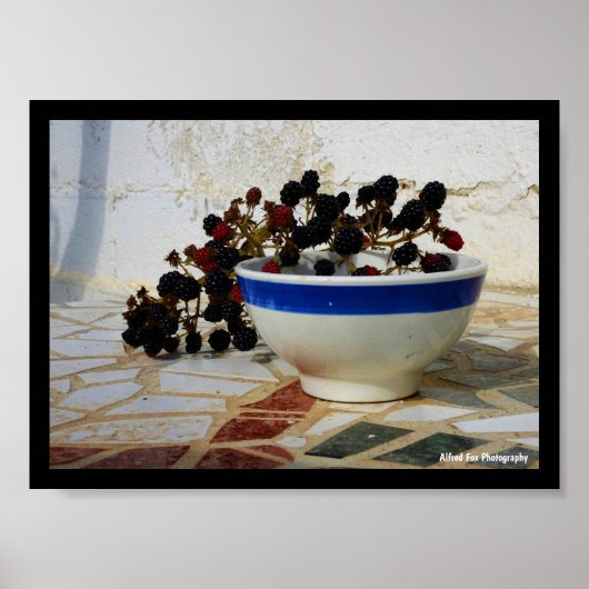 Poster Blackberry Bowl sur Mosaic (Devant)