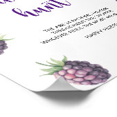 Poster Blackberry - chasse à la suce jeu de baby shower (Coin)