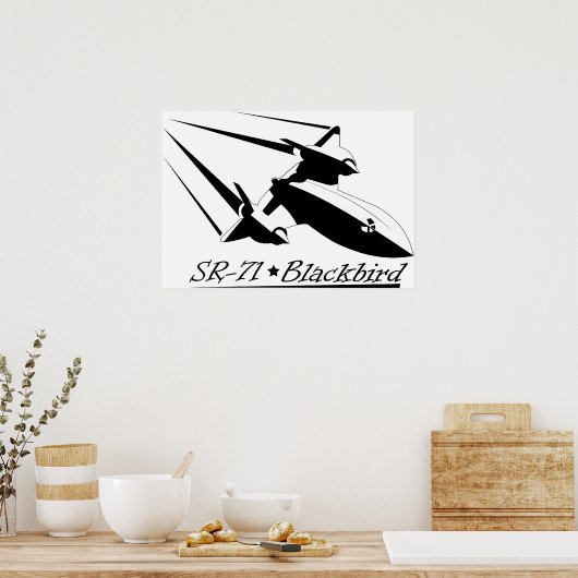 Poster Blackbird SR-71 (Cuisine)