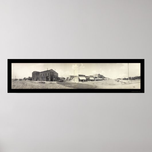Poster Blackfoot, ID Photo 1909 (Devant)