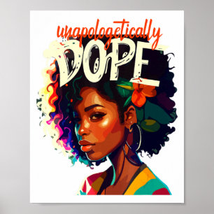 Poster Blackité Noir Chaque Mois Histoire Noire Africaine