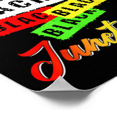 Poster Blackity Black Funny Heartbeat Junetdix Pride Me (Coin)