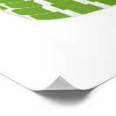 Poster Blackjack avec jetons de poker (Coin)