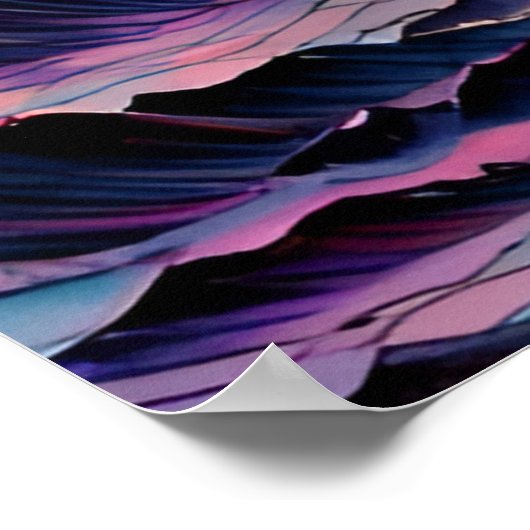 Poster Blacklight-Lighthouse et voilier mer tempête (Coin)