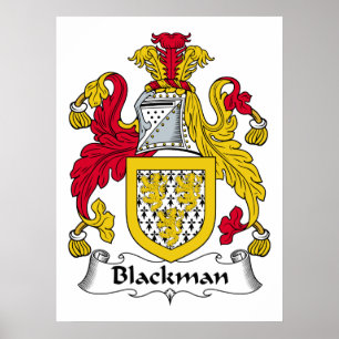 Poster Blackman Family Crest