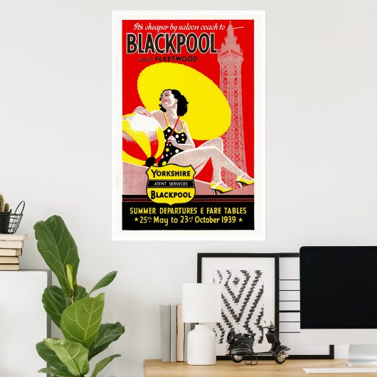 Poster Blackpool (Bureau à domicile)