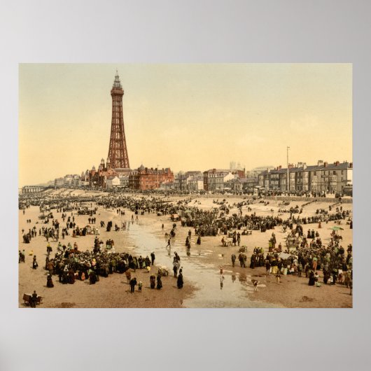 Poster Blackpool Tower II, Lancashire, Angleterre (Devant)