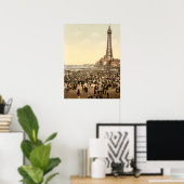 Poster Blackpool Tower III, Lancashire, Angleterre (Bureau à domicile)